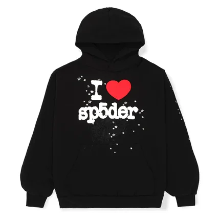 Black Souvenir Sp5der Hoodie