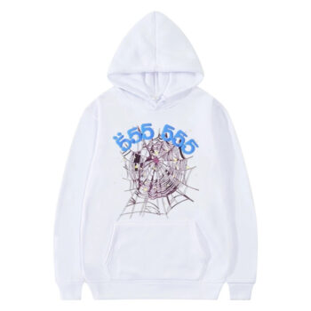 Sp5der Young Thug 555555 Angel White Hoodie